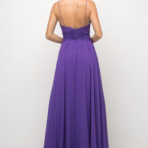 Cinderella's Closet Dresses - Purple Sleeveless Bridesmaid Long Dress Cinderella's Closet Dresses - Purple Sleeveless Bridesmaid Long Dress
